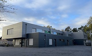 Das neue Zentrum St. Christophorus ist ein Niedrigenergiegebäude und hat 3,6 Millionen Euro gekostet. - Lea Sasse Das neue Zentrum St. Christophorus ist ein Niedrigenergiegebäude und hat 3,6 Millionen Euro gekostet. - Lea Sasse