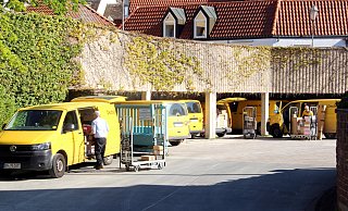 Das Zustellzentrum an der Uferstraße ist zu klein geworden. Grund ist das gewachsene Paketaufkommen. - Burkhard Battran Das Zustellzentrum an der Uferstraße ist zu klein geworden. Grund ist das gewachsene Paketaufkommen. - Burkhard Battran