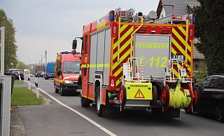 Feuerwehr und Stadtwerke wurden gegen 13 Uhr alarmiert. - Charlotte Mahncke Feuerwehr und Stadtwerke wurden gegen 13 Uhr alarmiert. - Charlotte Mahncke