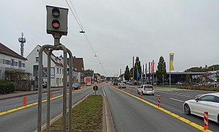 Der Blitzer an der Mindener Straße ist seit Jahren außer Betrieb. Ob eine weitere Nutzung noch notwendig ist, werden die Unfalllage zeigen, teilt der Kreis mit. - Sven Hauhart Der Blitzer an der Mindener Straße ist seit Jahren außer Betrieb. Ob eine weitere Nutzung noch notwendig ist, werden die Unfalllage zeigen, teilt der Kreis mit. - Sven Hauhart