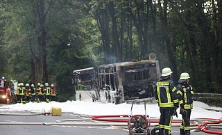 Drei Einsatzgruppen der Feuerwehr waren im Einsatz. - Sevim Hangül Drei Einsatzgruppen der Feuerwehr waren im Einsatz. - Sevim Hangül