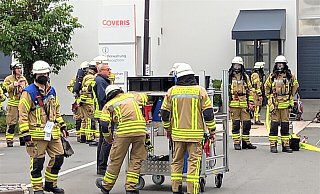 Das Auslösen der CO2-Löschanlage löste einen Großeinsatz der Feuerwehren aus. - Simone Flörke Das Auslösen der CO2-Löschanlage löste einen Großeinsatz der Feuerwehren aus. - Simone Flörke