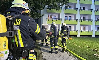 Die Feuerwehr musste am Abend nach Baumheide ausrücken. - Paul Brinkmann Die Feuerwehr musste am Abend nach Baumheide ausrücken. - Paul Brinkmann
