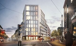 So stellen sich die Architekten das ausgebaute Gebäude am Jahnplatz vor. - Geno Immobilien So stellen sich die Architekten das ausgebaute Gebäude am Jahnplatz vor. - Geno Immobilien