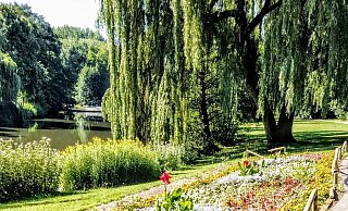 Der Oldentruper Park mit seinem großen See sowie Bolz- und Spielplatz ist insbesondere bei Kindern sehr beliebt. - Privat Der Oldentruper Park mit seinem großen See sowie Bolz- und Spielplatz ist insbesondere bei Kindern sehr beliebt. - Privat