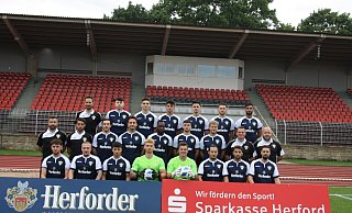 Mit diesem Kader geht Fußball-Westfalenligist SC Herford in die Saison 2021/22. - Thomas Vogelsang Mit diesem Kader geht Fußball-Westfalenligist SC Herford in die Saison 2021/22. - Thomas Vogelsang