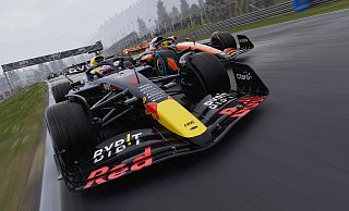 Vor allem im Regen liefern wir uns in "F1 24" heiße Rad-an-Rad-Duelle mit der Konkurrenz. - EA Sports Vor allem im Regen liefern wir uns in "F1 24" heiße Rad-an-Rad-Duelle mit der Konkurrenz. - EA Sports