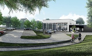 So soll der Eingangsbereich des neuen Kombibades in Jöllenbeck aussehen. - Krieger-Architekten So soll der Eingangsbereich des neuen Kombibades in Jöllenbeck aussehen. - Krieger-Architekten
