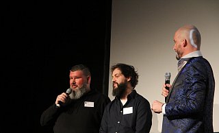 Florian Jürgens (l.) und Stephan Fröhlich vom Vorstand des Spitziale-Teams begrüßten die Besucher im vergangenen Jahr.. - Klaus Frensing Florian Jürgens (l.) und Stephan Fröhlich vom Vorstand des Spitziale-Teams begrüßten die Besucher im vergangenen Jahr.. - Klaus Frensing