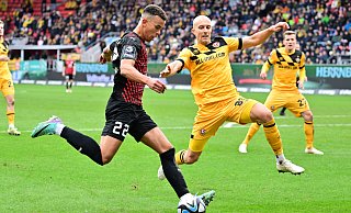 Dresdens Innenverteidiger Tobias Kraulich (r.) steht auf dem Zettel von Arminia Bielefeld. - IMAGO/Zink Dresdens Innenverteidiger Tobias Kraulich (r.) steht auf dem Zettel von Arminia Bielefeld. - IMAGO/Zink