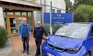 Fred Wokittel (li.) und Matthias Kreft sehen in der Nahwärme eine wichtige Bedeutung für den Klimaschutz. - Dirk Windmöller Fred Wokittel (li.) und Matthias Kreft sehen in der Nahwärme eine wichtige Bedeutung für den Klimaschutz. - Dirk Windmöller