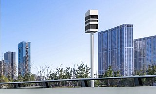 So sehen die neuen Starenkästen für den OWD aus: drei Meter hoch und mit Kameraüberwachung, die Vandalismus verhindern soll. - Vitronic So sehen die neuen Starenkästen für den OWD aus: drei Meter hoch und mit Kameraüberwachung, die Vandalismus verhindern soll. - Vitronic