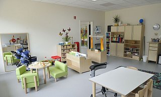 Einladend: Im Gruppenraum "Schmetterlinge" können die Kinder kreativ spielen. - Sandra C. Siegemund Einladend: Im Gruppenraum "Schmetterlinge" können die Kinder kreativ spielen. - Sandra C. Siegemund
