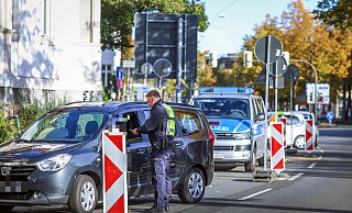 47 Verwarngelder à 50 Euro hat die Polizei am Mittwoch ausgestellt. - Sarah Jonek 47 Verwarngelder à 50 Euro hat die Polizei am Mittwoch ausgestellt. - Sarah Jonek