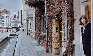 Nachbarin Katrin Stallmann an der Ravensberger Straße. - Heidi Hagen-Pekdemir Nachbarin Katrin Stallmann an der Ravensberger Straße. - Heidi Hagen-Pekdemir