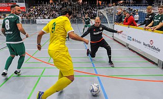 Beim Finale 2019 wurde noch mit Bande gekickt - das war einmal. - Christian Weische Beim Finale 2019 wurde noch mit Bande gekickt - das war einmal. - Christian Weische