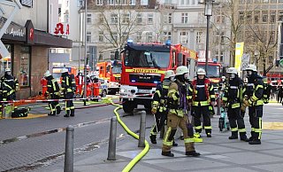 Alarm in der City: Rund 35 Einsatzkräfte waren vor Ort. - Charlotte Mahncke Alarm in der City: Rund 35 Einsatzkräfte waren vor Ort. - Charlotte Mahncke