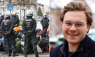 Ist die Jugendantifa in Bielefeld gegenüber staatlichen Institutionen feindlich eingestellt? Leo Knauf (r.) von der FDP ist davon überzeugt. - Jürgen Unger / NW Ist die Jugendantifa in Bielefeld gegenüber staatlichen Institutionen feindlich eingestellt? Leo Knauf (r.) von der FDP ist davon überzeugt. - Jürgen Unger / NW