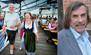Hotelier und Veranstalter Andreas Kerhoff vom Hotel Appelbaum am bislang letzten Gütersloher Oktoberfest 2019 – hier mit Frau Andrea. Norbert Morkes wird in diesem Jahr erstmals das erste Fass anstechen. - Andreas Frücht | Jens Dünhölter Hotelier und Veranstalter Andreas Kerhoff vom Hotel Appelbaum am bislang letzten Gütersloher Oktoberfest 2019 – hier mit Frau Andrea. Norbert Morkes wird in diesem Jahr erstmals das erste Fass anstechen. - Andreas Frücht | Jens Dünhölter
