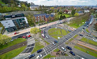 Der Adenauerplatz wird nächste Woche komplett freigegeben. - Peter Unger Der Adenauerplatz wird nächste Woche komplett freigegeben. - Peter Unger