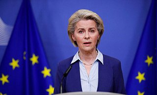 Die Präsidentin der Europäischen Kommission, Ursula von der Leyen, spricht nach dem Tredden der Mitgliedsstaaten. - AFP Die Präsidentin der Europäischen Kommission, Ursula von der Leyen, spricht nach dem Tredden der Mitgliedsstaaten. - AFP
