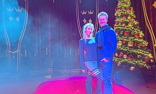 Die Gründer des Paderborner Weihnachtscircus (Sabrina und Lars Wasserthal) freuen sich, dass es endlich losgehen kann. - Matthias Reiprich Die Gründer des Paderborner Weihnachtscircus (Sabrina und Lars Wasserthal) freuen sich, dass es endlich losgehen kann. - Matthias Reiprich