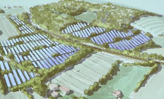 So stellt sich der Solarpark zwischen Himmighausen und Oeynhausen im Entwurf dar. - (Repro) Burkhard Battran So stellt sich der Solarpark zwischen Himmighausen und Oeynhausen im Entwurf dar. - (Repro) Burkhard Battran