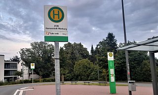 Am ZOB auf der Hüffert stand der Mann offenbar mit einer gezogenen Waffe. - Simone Flörke Am ZOB auf der Hüffert stand der Mann offenbar mit einer gezogenen Waffe. - Simone Flörke