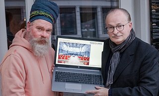 Jürgen Josting und Andreas Jotzo (Herforder Bürger Bündnis, r.) stellen eine weitere Alternative zum OWL-Forum vor. - Ralf Bittner Jürgen Josting und Andreas Jotzo (Herforder Bürger Bündnis, r.) stellen eine weitere Alternative zum OWL-Forum vor. - Ralf Bittner