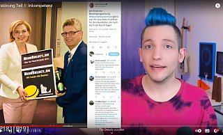 Der Youtube-Star Rezo kritisiert seit Jahren das politische Gebaren in Berlin. Auch Christian Haase taucht dabei neben Julia Klöckner auf. - Alexander Graßhoff Der Youtube-Star Rezo kritisiert seit Jahren das politische Gebaren in Berlin. Auch Christian Haase taucht dabei neben Julia Klöckner auf. - Alexander Graßhoff