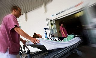 In der Notaufnahme im Lukas-Krankenhaus ist es zu dem Zwischenfall gekommen. - Gerald Dunkel In der Notaufnahme im Lukas-Krankenhaus ist es zu dem Zwischenfall gekommen. - Gerald Dunkel