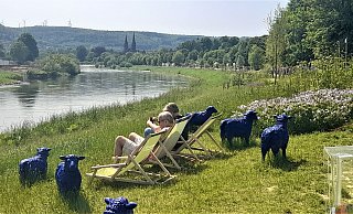 Erlebnisse, Erfahrungen und Entspannungen an der Weser: Die LGS Höxter feiert Halbzeit. - Simone Flörke Erlebnisse, Erfahrungen und Entspannungen an der Weser: Die LGS Höxter feiert Halbzeit. - Simone Flörke