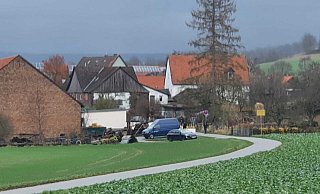 In Beverungen-Amelunxen ist eine Panzermine gefunden worden. - Thomas Kube In Beverungen-Amelunxen ist eine Panzermine gefunden worden. - Thomas Kube