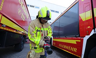 Die Feuerwehr Bad Oeynhausen bekommt eine neue Spitze. - Nicole Sielermann Die Feuerwehr Bad Oeynhausen bekommt eine neue Spitze. - Nicole Sielermann