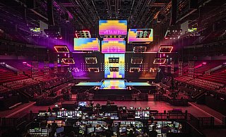Die Arena in Malmö, in der der ESC stattfindet. - picture alliance / TT NYHETSBYRÅN | Johan Nilsson/TT Die Arena in Malmö, in der der ESC stattfindet. - picture alliance / TT NYHETSBYRÅN | Johan Nilsson/TT