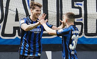 Maximilian Rohr (l.) und Florent Muslija, die hier Rohr 2:0-Treffer in Sandhausen bejubeln, wurden für die Wahl zum SCP-Spieler des Monats April nominiert. Dritter Kandidat im Bunde ist Raphael Obermair. - dpa Maximilian Rohr (l.) und Florent Muslija, die hier Rohr 2:0-Treffer in Sandhausen bejubeln, wurden für die Wahl zum SCP-Spieler des Monats April nominiert. Dritter Kandidat im Bunde ist Raphael Obermair. - dpa