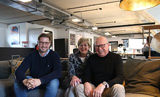 Torben Stallmann (v.l.) sowie Susanne und Bruno Ette entwickeln zusammen ein spannendes Eventgastro-Konzept. - Sven Hauhart Torben Stallmann (v.l.) sowie Susanne und Bruno Ette entwickeln zusammen ein spannendes Eventgastro-Konzept. - Sven Hauhart