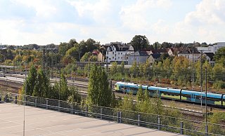 Auf einer Strecke von 1,3 Kilometern fahren die Züge im Bereich Herford derzeit langsamer. - Susanne Barth Auf einer Strecke von 1,3 Kilometern fahren die Züge im Bereich Herford derzeit langsamer. - Susanne Barth