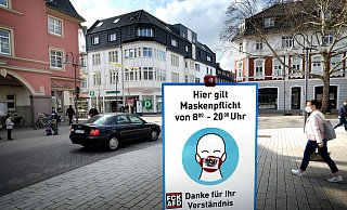 Erst am Dienstag, 1. Juni, hatte die Stadt Gütersloh die Maskenpflicht in der Innenstadt verlängert. Nun hat Bürgermeister Norbert Morkes die Auflage aufgehoben. - Andreas Frücht Erst am Dienstag, 1. Juni, hatte die Stadt Gütersloh die Maskenpflicht in der Innenstadt verlängert. Nun hat Bürgermeister Norbert Morkes die Auflage aufgehoben. - Andreas Frücht