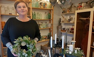 In der Verkaufshütte von Mareen Ehlert findet sich Altes neben Neuware. - privat In der Verkaufshütte von Mareen Ehlert findet sich Altes neben Neuware. - privat