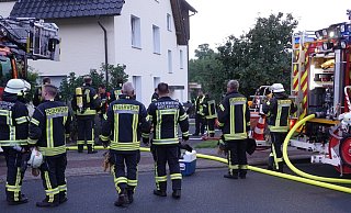 25 Kräfte der Feuerwehr waren am Freitagabend im Einsatz. - Paul Brinkmann 25 Kräfte der Feuerwehr waren am Freitagabend im Einsatz. - Paul Brinkmann