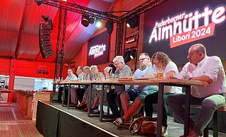 In der Almhütte in Paderborn wurden die letzten Absprachen für Libori 2024 getroffen. - Viktoria Bartsch In der Almhütte in Paderborn wurden die letzten Absprachen für Libori 2024 getroffen. - Viktoria Bartsch