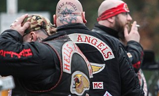 Mitglieder der Hells Angels, die vor mehreren Jahren zu Gast beim Bielefelder Charter waren. - Andreas Zobe (Archiv) Mitglieder der Hells Angels, die vor mehreren Jahren zu Gast beim Bielefelder Charter waren. - Andreas Zobe (Archiv)