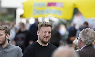 Jens Teutrine zieht für die FDP in den Bundestag ein. Damit ist er nach Stefan Schwartze der zweite Vertreter aus dem Wahlkreis Herford/Bad Oeynhausen. - Joel Beinke Jens Teutrine zieht für die FDP in den Bundestag ein. Damit ist er nach Stefan Schwartze der zweite Vertreter aus dem Wahlkreis Herford/Bad Oeynhausen. - Joel Beinke