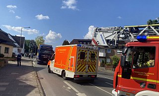 In den Unfall war ein Lkw verwickelt. - Dirk Windmöller In den Unfall war ein Lkw verwickelt. - Dirk Windmöller