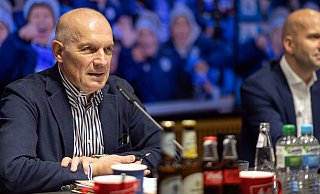 Arminia-Präsident Rainer Schütte (l.) und Vizepräsident Maurice Eschweiler wollen sich im Jahr 2024 erneut zur Wahl stellen. - Oliver Krato Arminia-Präsident Rainer Schütte (l.) und Vizepräsident Maurice Eschweiler wollen sich im Jahr 2024 erneut zur Wahl stellen. - Oliver Krato