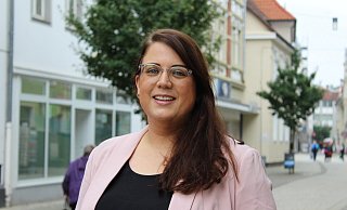 Sarah Hackländer freut sich auf die Wahl am Sonntag. - Jana Marie Bertermann Sarah Hackländer freut sich auf die Wahl am Sonntag. - Jana Marie Bertermann