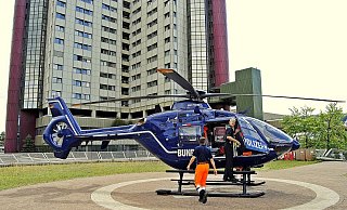 Der Ersatzhubschrauber, hier ein Archivbild, konnte nicht mehr starten. - Archiv: Gerald Pätzer Der Ersatzhubschrauber, hier ein Archivbild, konnte nicht mehr starten. - Archiv: Gerald Pätzer