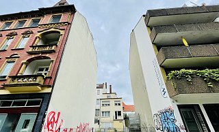 Hier passt noch ein Haus rein: Baulücke in Bielefeld. - Stefan Becker Hier passt noch ein Haus rein: Baulücke in Bielefeld. - Stefan Becker
