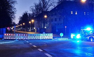Die Sperrung der Bundesstraße wurde am Dienstagabend gegen 18.45 Uhr wieder aufgehoben. - Thomas Kube Die Sperrung der Bundesstraße wurde am Dienstagabend gegen 18.45 Uhr wieder aufgehoben. - Thomas Kube
